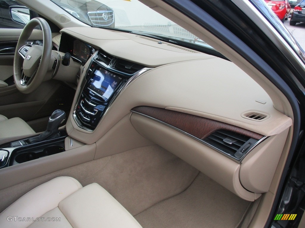 2015 CTS Vsport Premium Sedan - Black Diamond Tricoat / Light Cashmere/Medium Cashmere photo #18