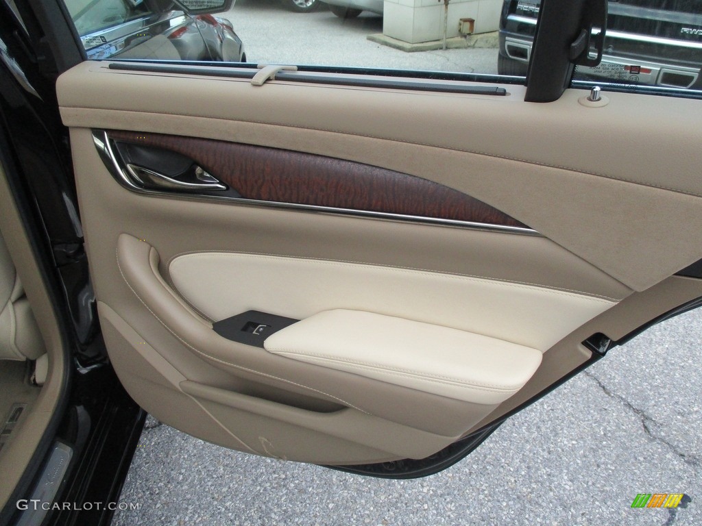 2015 CTS Vsport Premium Sedan - Black Diamond Tricoat / Light Cashmere/Medium Cashmere photo #26