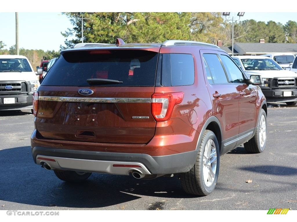 2016 Explorer XLT - Bronze Fire Metallic / Medium Light Camel photo #3
