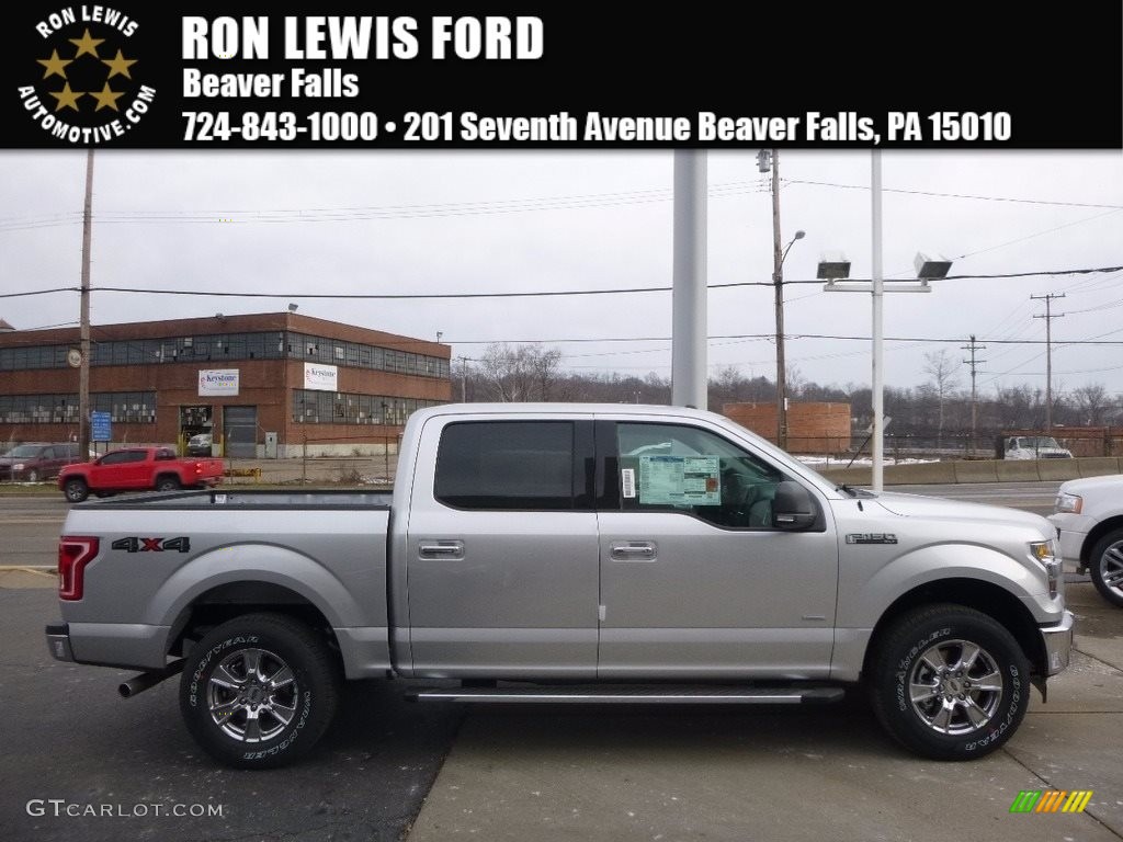 2017 F150 XLT SuperCrew 4x4 - Ingot Silver / Earth Gray photo #1