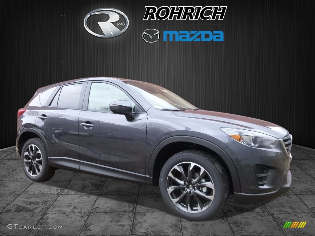 2016 CX-5 Grand Touring - Meteor Gray Mica / Black photo #1