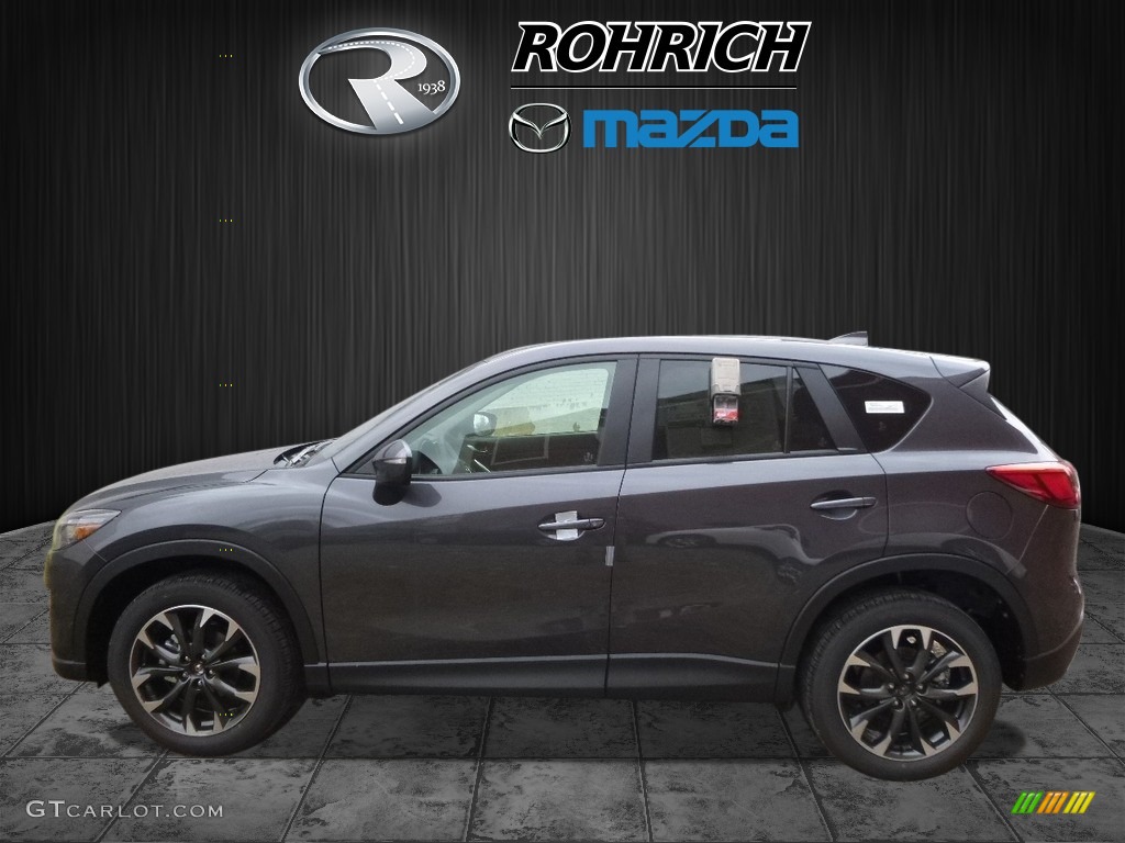 2016 CX-5 Grand Touring - Meteor Gray Mica / Black photo #3