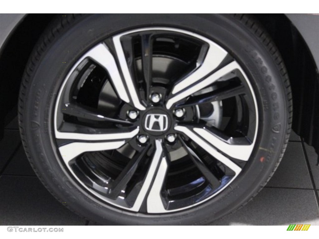 2017 Civic Touring Sedan - Modern Steel Metallic / Gray photo #2