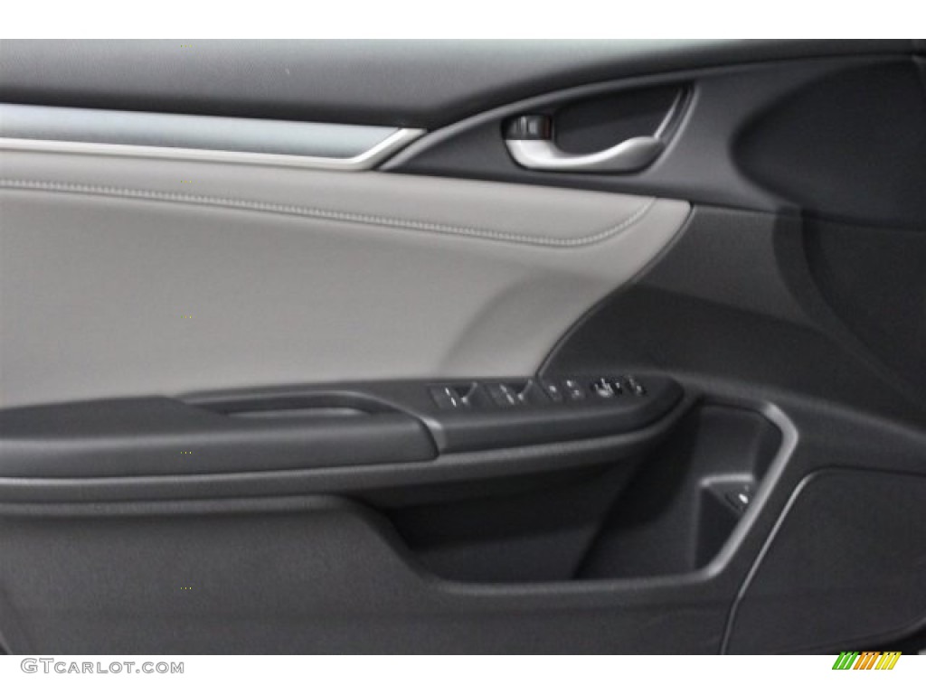 2017 Civic Touring Sedan - Modern Steel Metallic / Gray photo #7