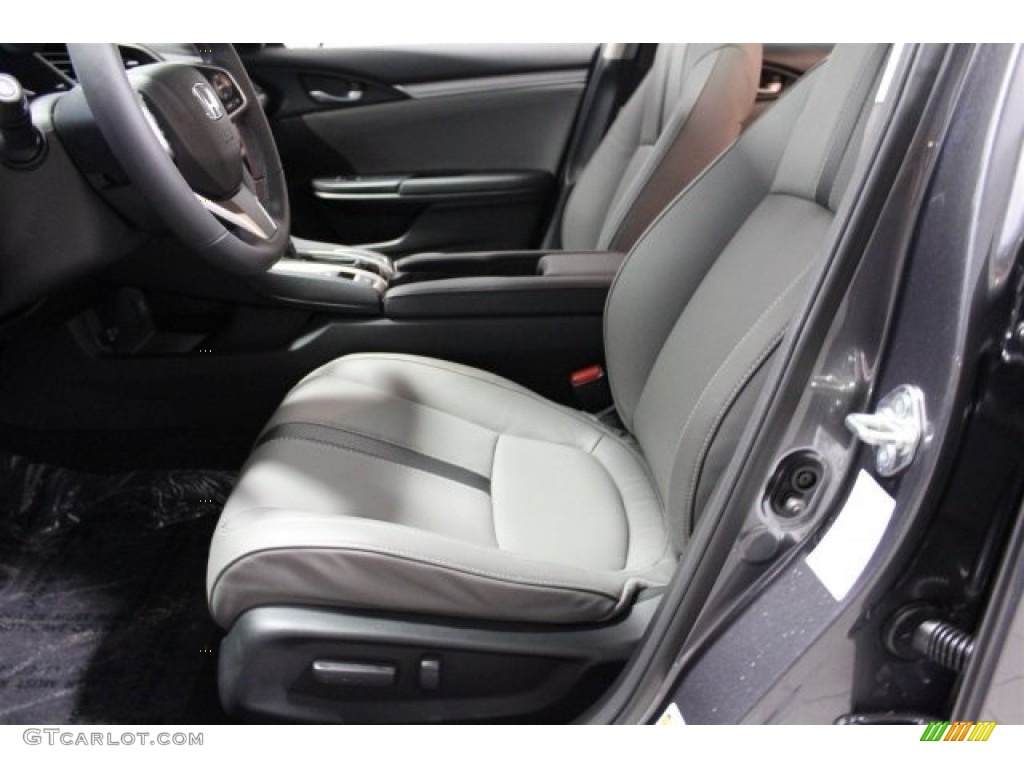 2017 Civic Touring Sedan - Modern Steel Metallic / Gray photo #9