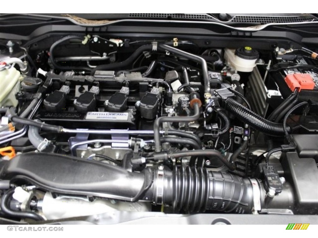 2017 Civic Touring Sedan - Modern Steel Metallic / Gray photo #29