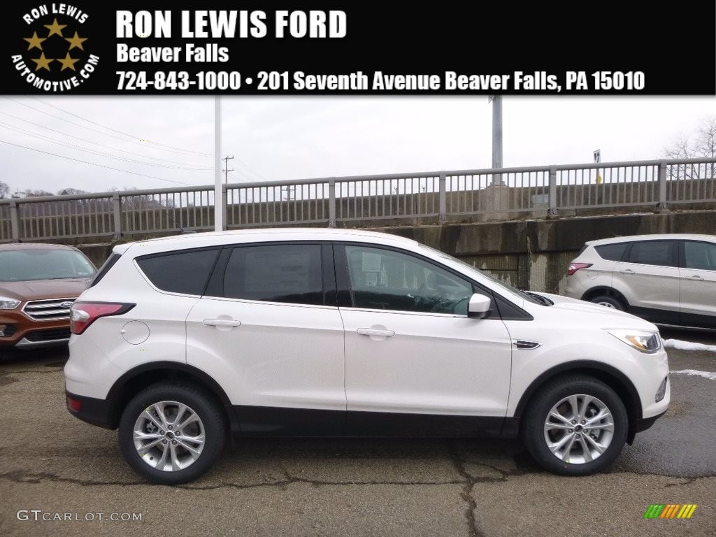 2017 Escape SE 4WD - White Platinum / Charcoal Black photo #1