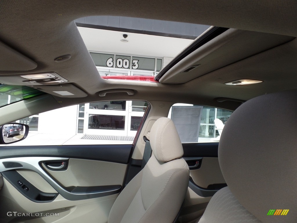 2016 Elantra Value Edition - Red / Beige photo #11