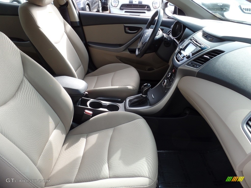 2016 Elantra Value Edition - Red / Beige photo #13