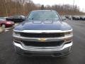 2017 Deep Ocean Blue Metallic Chevrolet Silverado 1500 LT Double Cab 4x4  photo #2