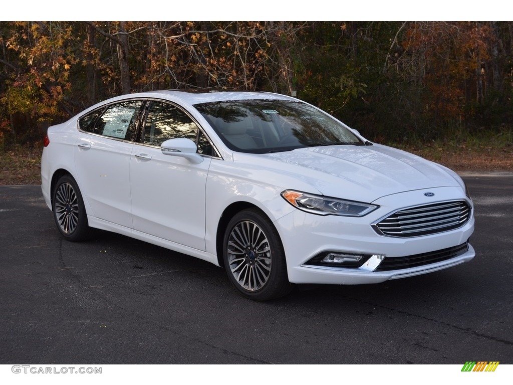 2017 Fusion SE - Oxford White / Medium Light Stone photo #1