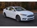 2017 Oxford White Ford Fusion SE  photo #1