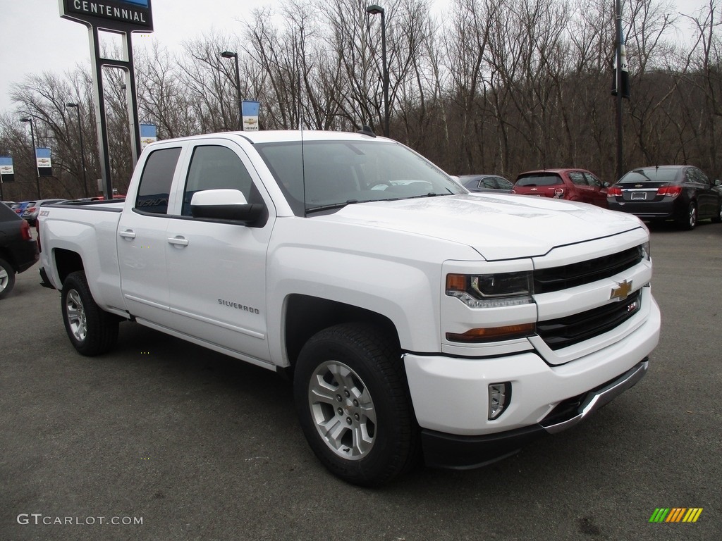 2017 Silverado 1500 LT Double Cab 4x4 - Summit White / Jet Black photo #8