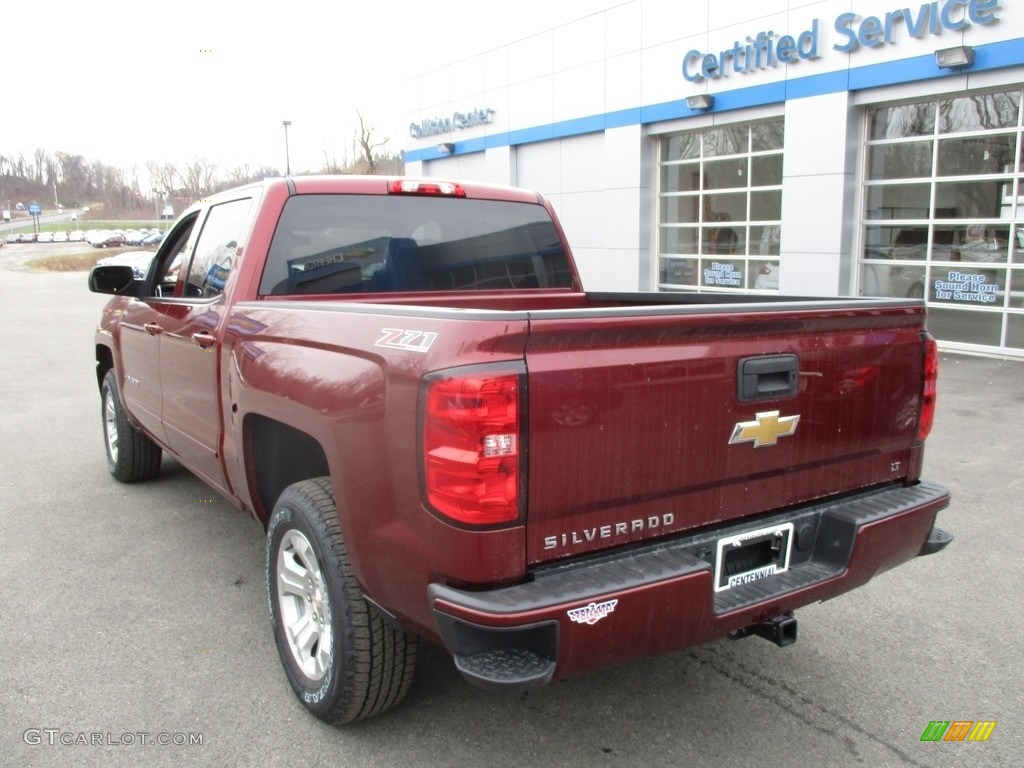 2017 Silverado 1500 LT Crew Cab 4x4 - Siren Red Tintcoat / Jet Black photo #4