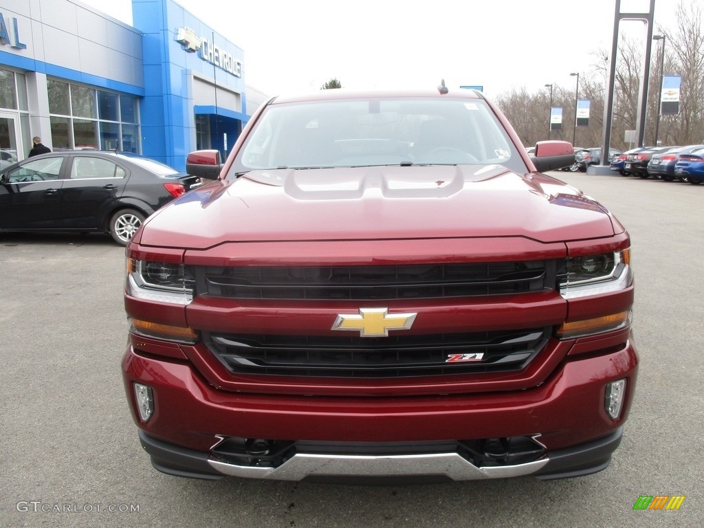 2017 Silverado 1500 LT Crew Cab 4x4 - Siren Red Tintcoat / Jet Black photo #8