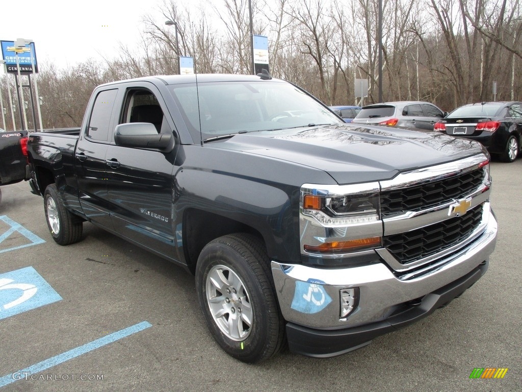 2017 Silverado 1500 LT Double Cab 4x4 - Graphite Metallic / Jet Black photo #8