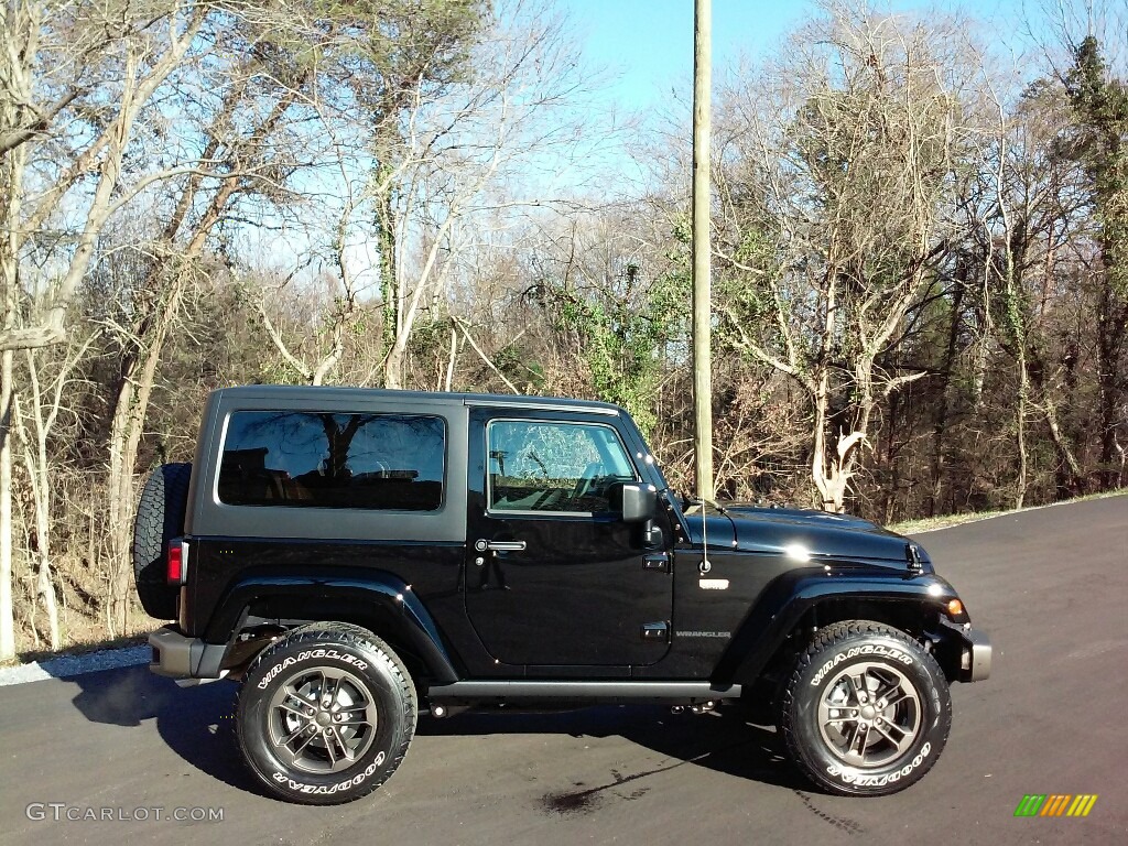 2017 Wrangler 75th Anniversary Edition 4x4 - Black / Black/Dark Saddle photo #5
