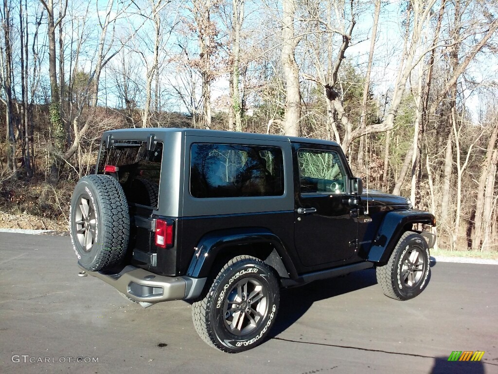 2017 Wrangler 75th Anniversary Edition 4x4 - Black / Black/Dark Saddle photo #8