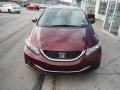 Crimson Pearl - Civic LX Sedan Photo No. 4