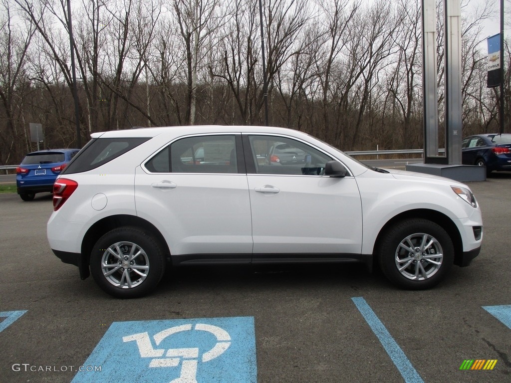 2017 Equinox LS AWD - Summit White / Light Titanium/Jet Black photo #8