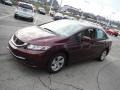 Crimson Pearl - Civic LX Sedan Photo No. 5