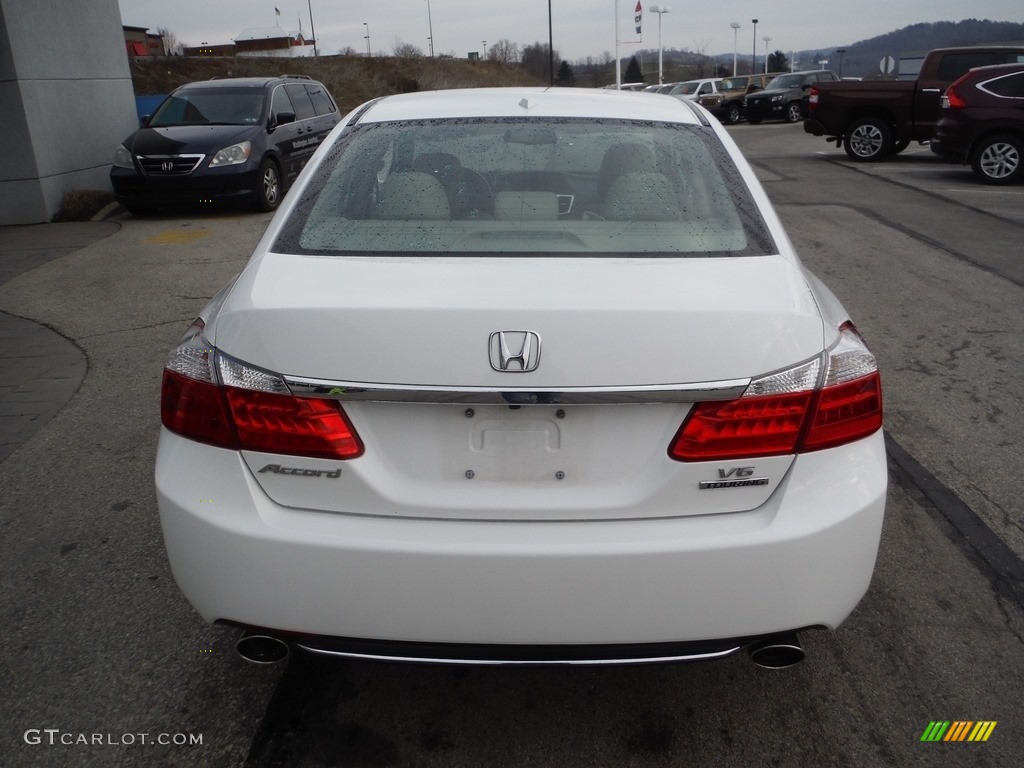 2014 Accord Touring Sedan - White Orchid Pearl / Ivory photo #9
