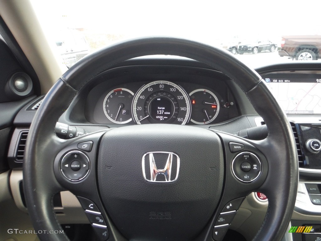 2014 Accord Touring Sedan - White Orchid Pearl / Ivory photo #23