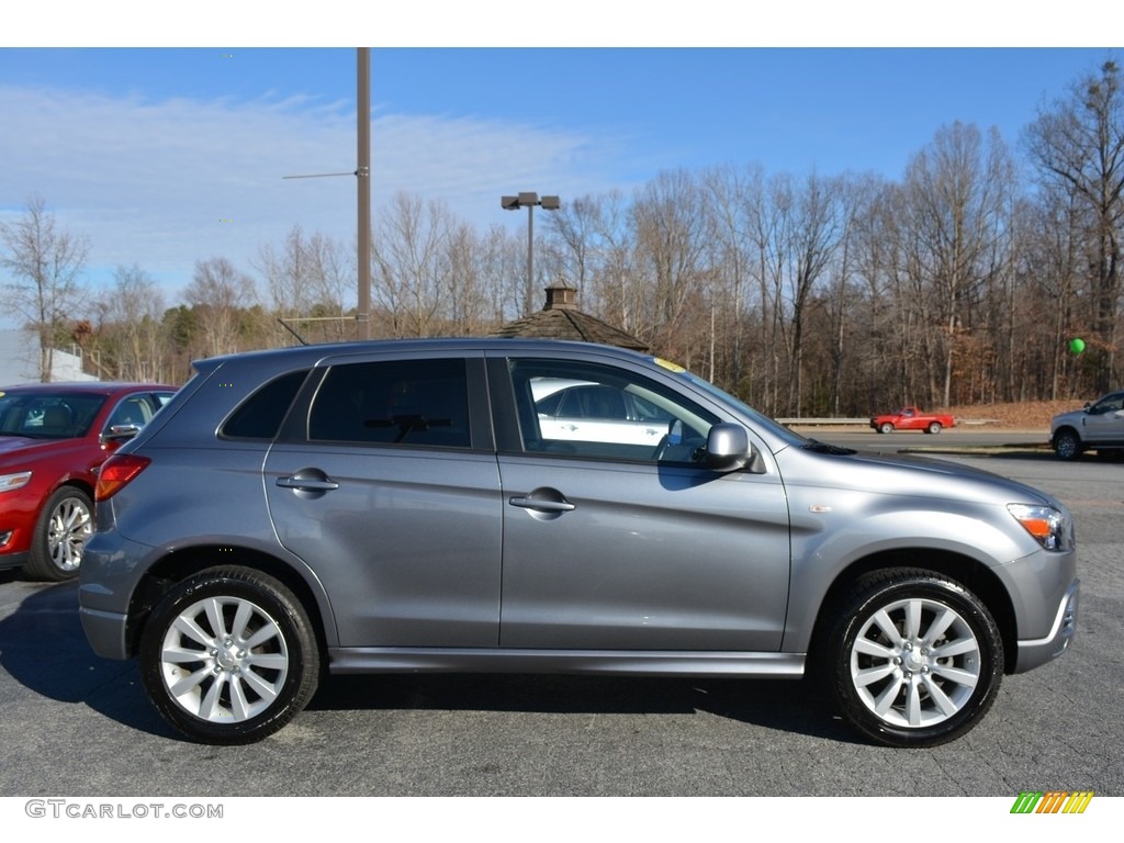 2011 Outlander Sport SE - Mercury Gray / Black photo #2