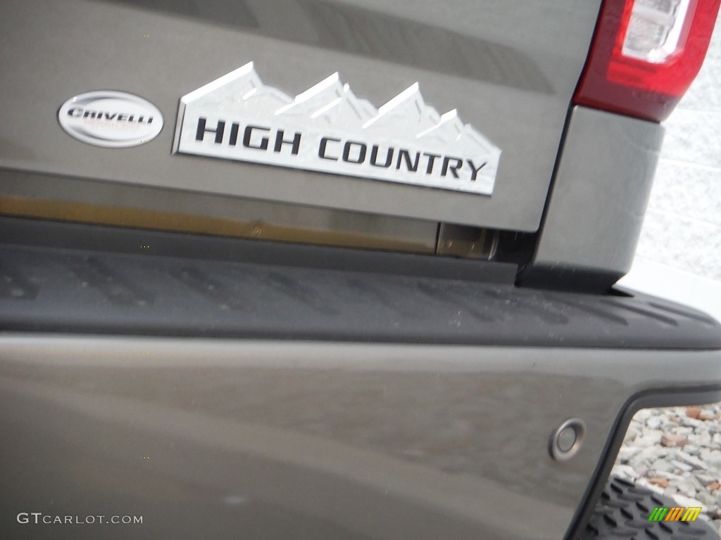 2017 Silverado 1500 High Country Crew Cab 4x4 - Pepperdust Metallic / Dark Ash/Jet Black photo #9