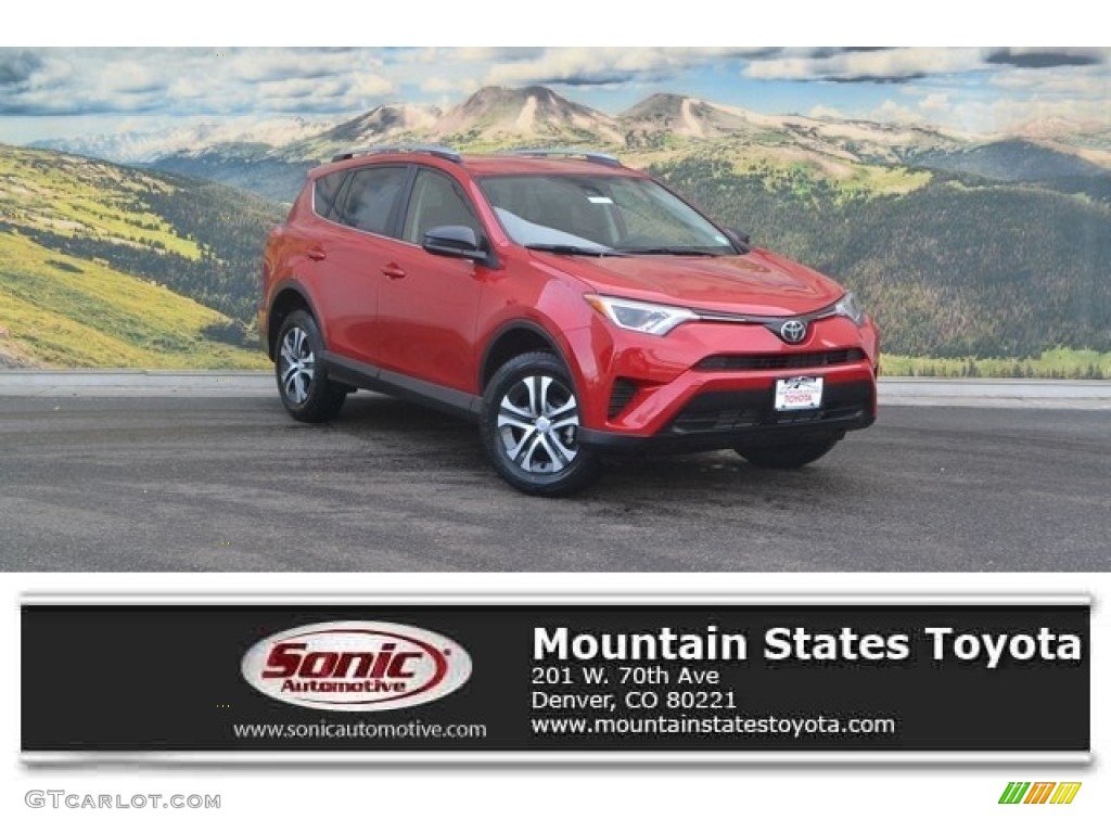 2017 RAV4 LE - Barcelona Red Metallic / Black photo #1