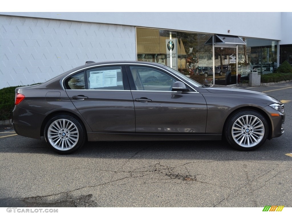 2014 3 Series 328i xDrive Sedan - Mojave Metallic / Venetian Beige photo #2