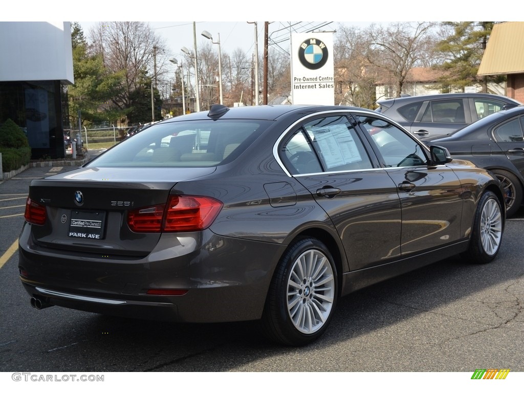 2014 3 Series 328i xDrive Sedan - Mojave Metallic / Venetian Beige photo #3