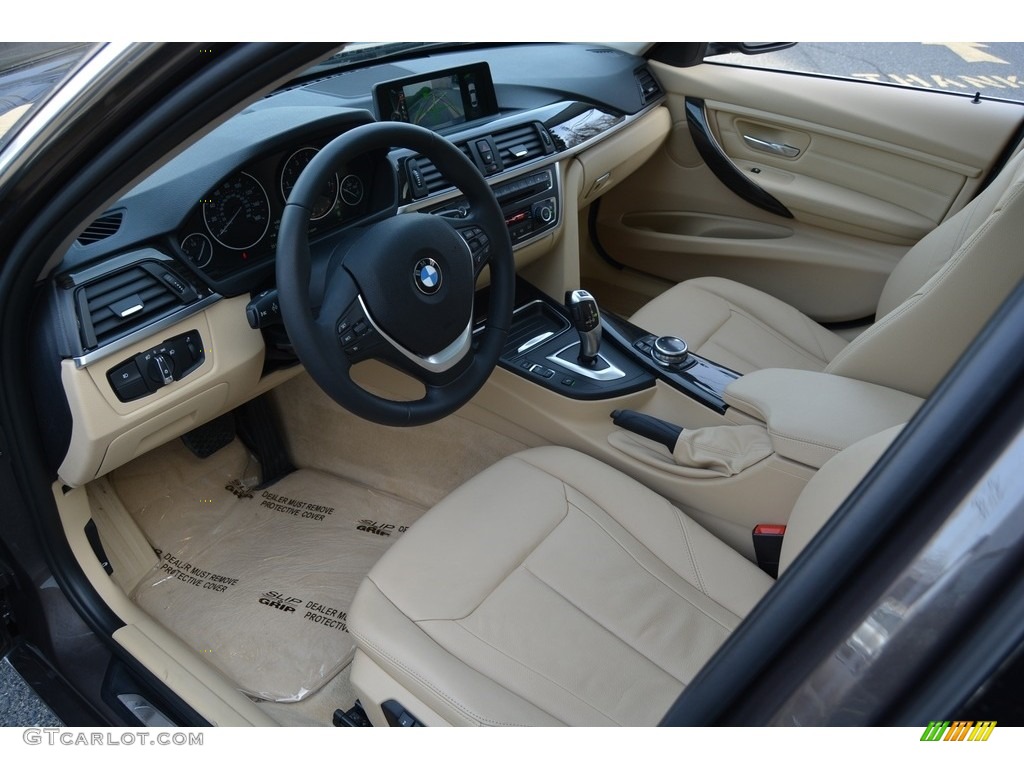 2014 3 Series 328i xDrive Sedan - Mojave Metallic / Venetian Beige photo #10