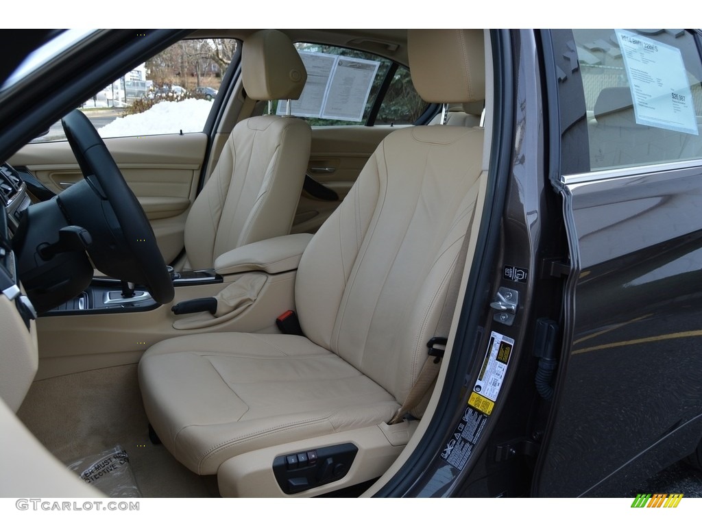 2014 3 Series 328i xDrive Sedan - Mojave Metallic / Venetian Beige photo #13