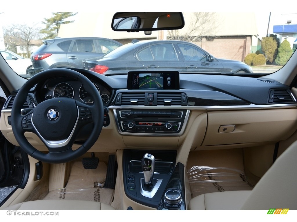 2014 3 Series 328i xDrive Sedan - Mojave Metallic / Venetian Beige photo #15