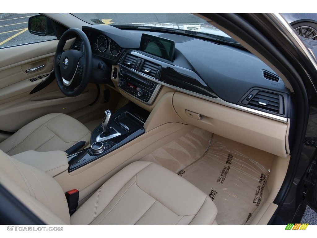 2014 3 Series 328i xDrive Sedan - Mojave Metallic / Venetian Beige photo #28