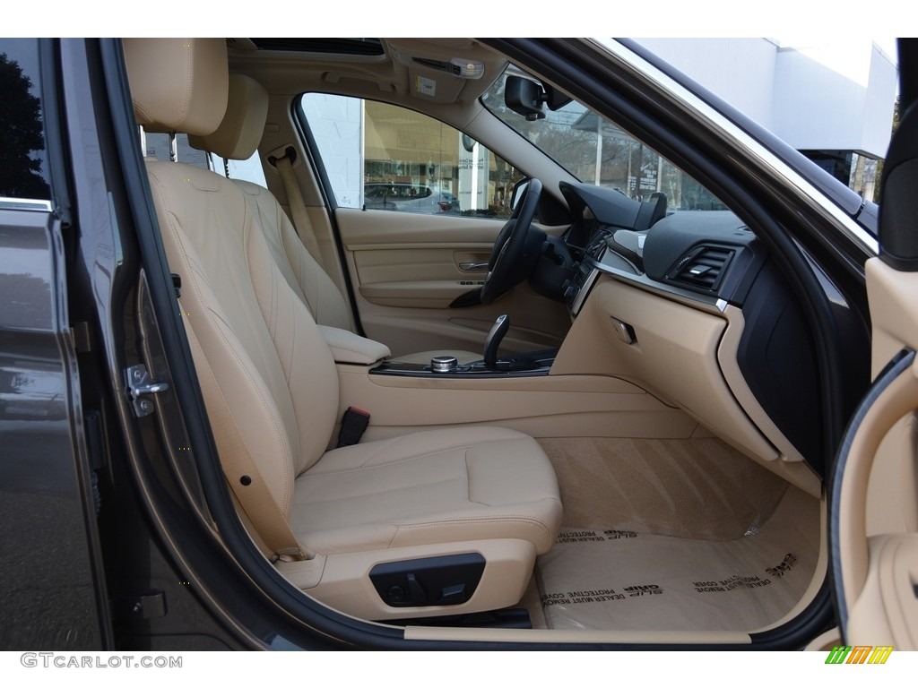 2014 3 Series 328i xDrive Sedan - Mojave Metallic / Venetian Beige photo #29