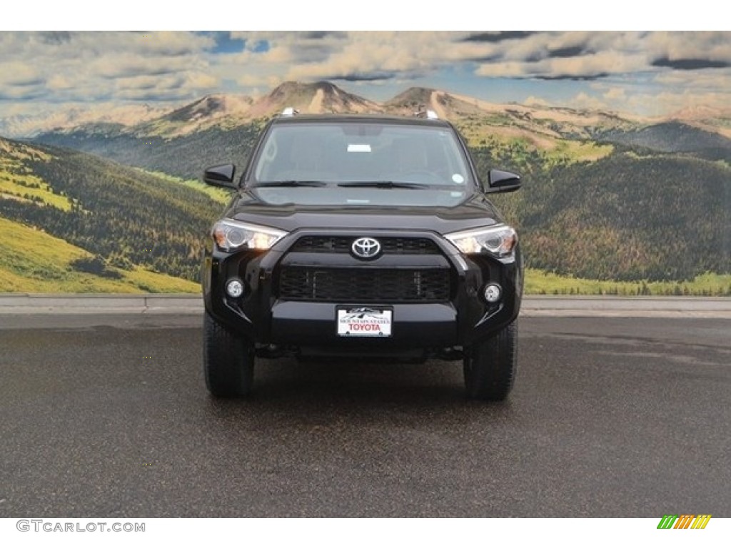 2016 4Runner SR5 4x4 - Midnight Black Metallic / Sand Beige photo #2