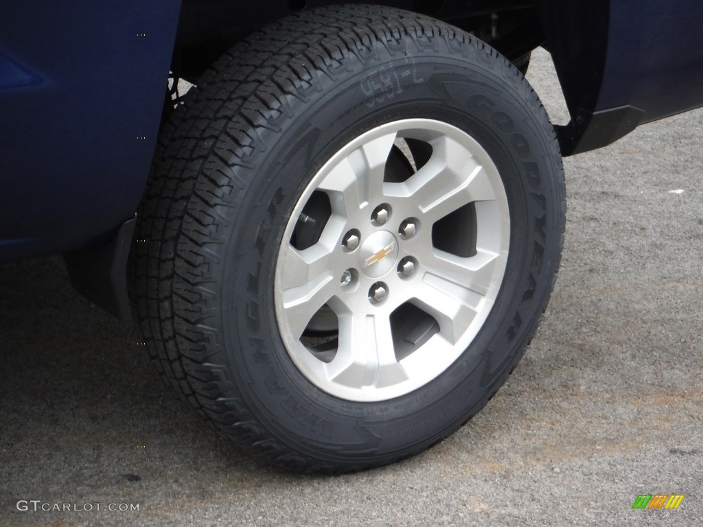 2017 Silverado 1500 LT Double Cab 4x4 - Deep Ocean Blue Metallic / Jet Black photo #3