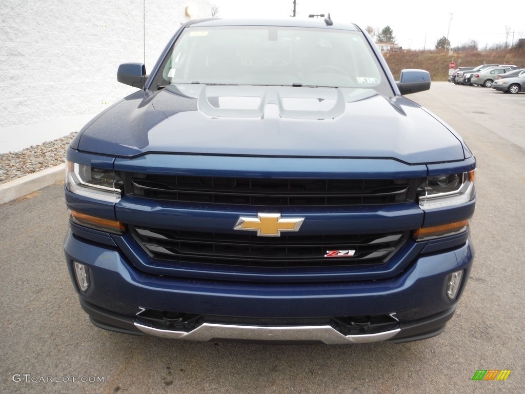2017 Silverado 1500 LT Double Cab 4x4 - Deep Ocean Blue Metallic / Jet Black photo #5