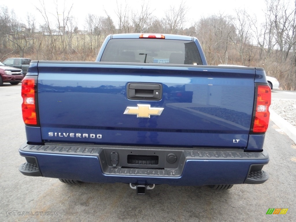 2017 Silverado 1500 LT Double Cab 4x4 - Deep Ocean Blue Metallic / Jet Black photo #7