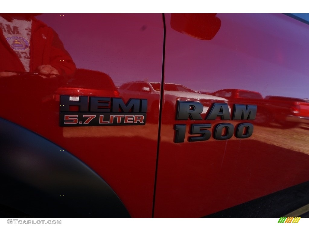 2017 1500 Rebel Crew Cab 4x4 - Flame Red / Rebel Theme Red/Black photo #4