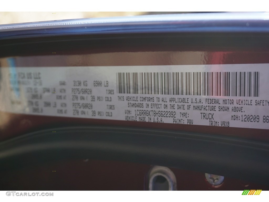 2017 1500 Express Crew Cab - Delmonico Red Pearl / Black/Diesel Gray photo #8