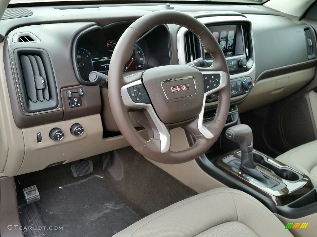 Cocoa/­Dune Interior 2017 GMC Canyon SLE Crew Cab 4x4 Photo #117745262