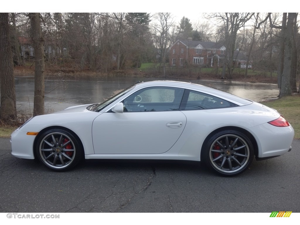 2012 911 Targa 4S - Carrara White / Espresso Natural Leather photo #3