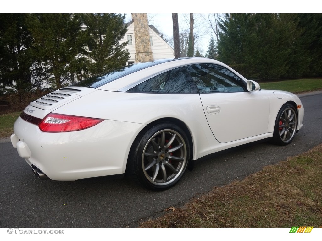 2012 911 Targa 4S - Carrara White / Espresso Natural Leather photo #6