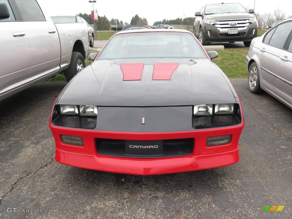1988 Camaro Sport Coupe - Bright Red / Black photo #2