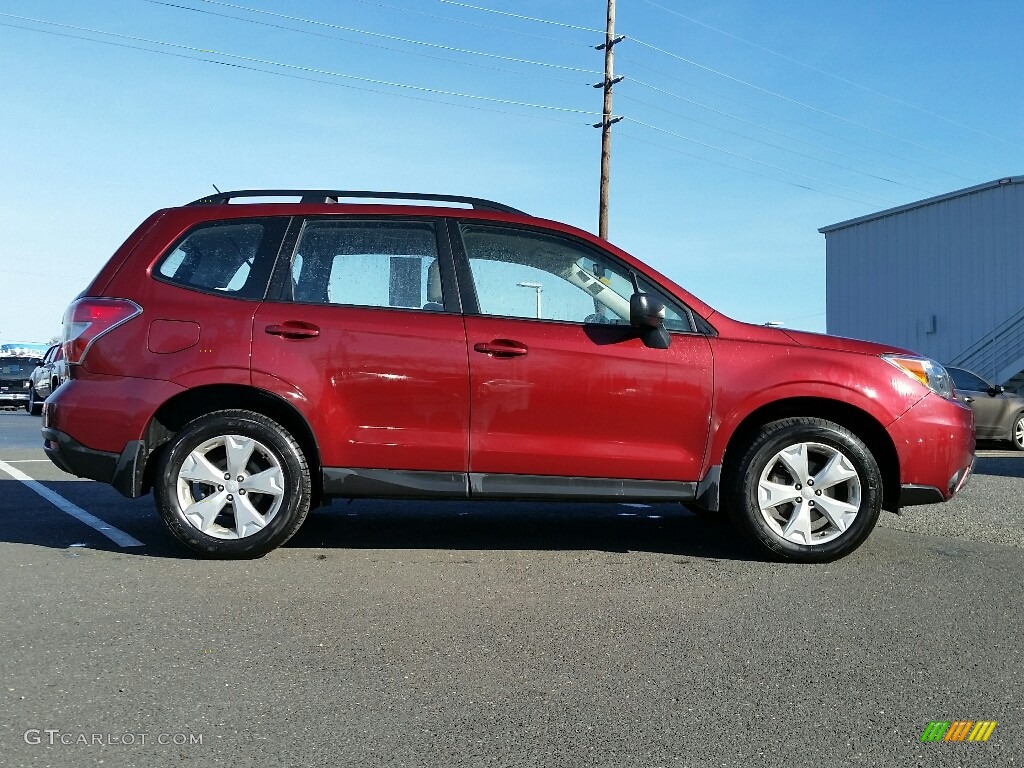 2015 Forester 2.5i - Venetian Red Pearl / Gray photo #8