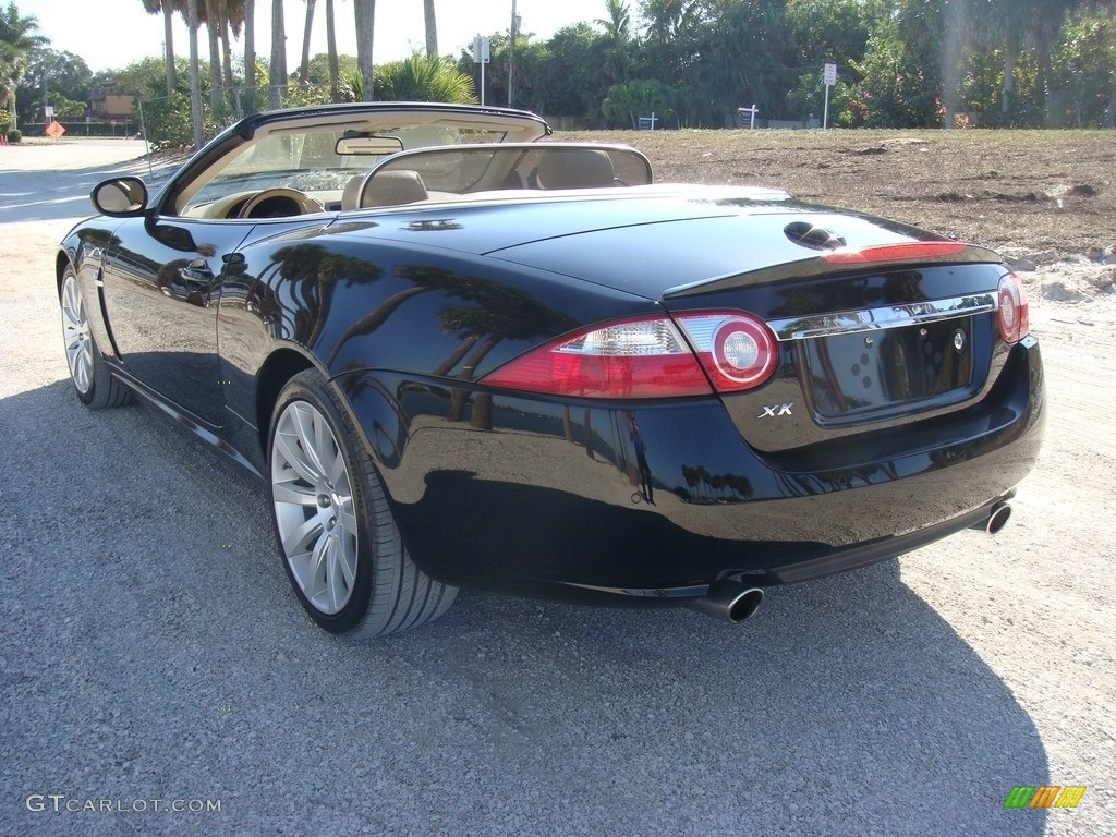 2007 XK XK8 Convertible - Ebony Black / Caramel photo #5