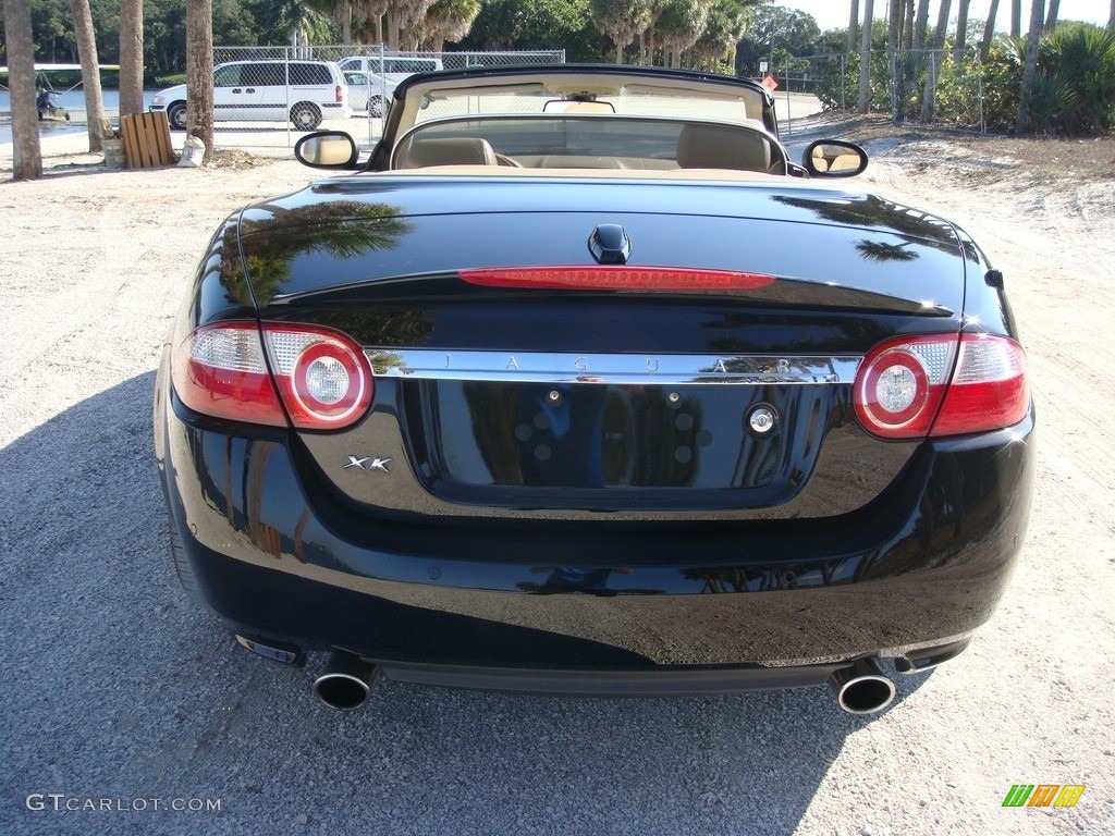 2007 XK XK8 Convertible - Ebony Black / Caramel photo #6